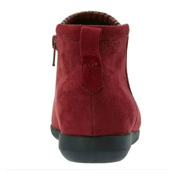 Comfortview Womens Brown Suede Braid Ankle Boots Size 9M - Picture 9 of 13